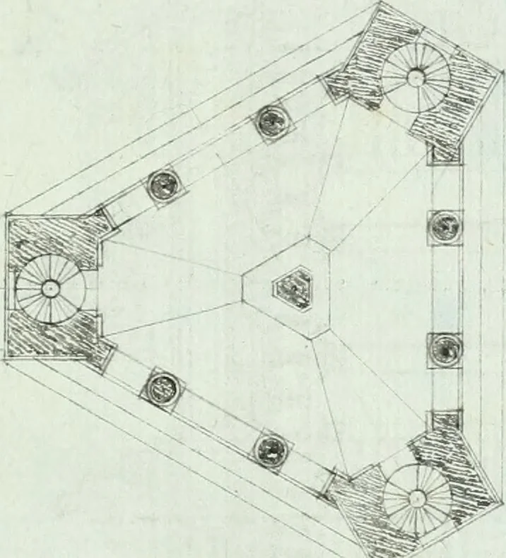 An illustration from Raccolta di vari disegni d'architettura, 1796-1797, 1796, leaf 20