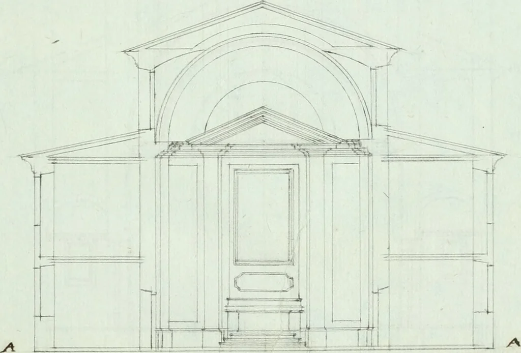 An illustration from Raccolta di vari disegni d'architettura, 1796-1797, 1796, leaf 44