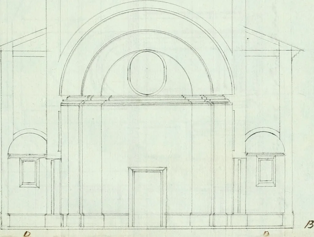 An illustration from Raccolta di vari disegni d'architettura, 1796-1797, 1796, leaf 46