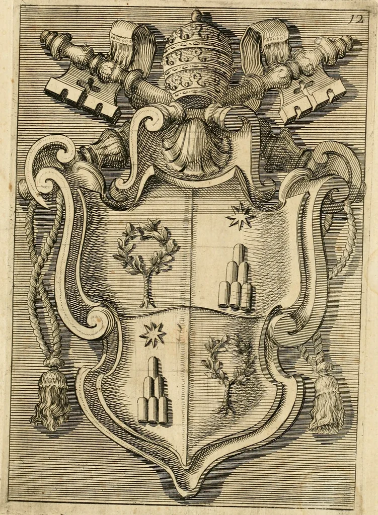 An illustration from Raccolta di varie targhe di Roma fatte da professori primarj, disegnate, ed intagliate da Filippo Juvarra, architetto, 1711, leaf 28