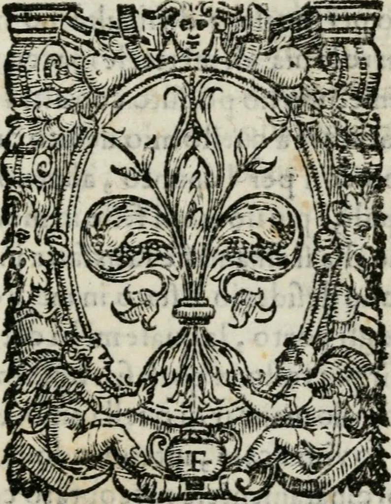 An illustration from Raccolto delle feste fatte in Fiorenza dalli ill.mi & ecc.mi nostri signori e padroni il sig. duca, & il sig. principe di Fiorenza, & di Siena : nella venuta del serenissimo arciduca Carlo d'Austria per honorarne la presenza di Sua Altezza, 1569, leaf 4