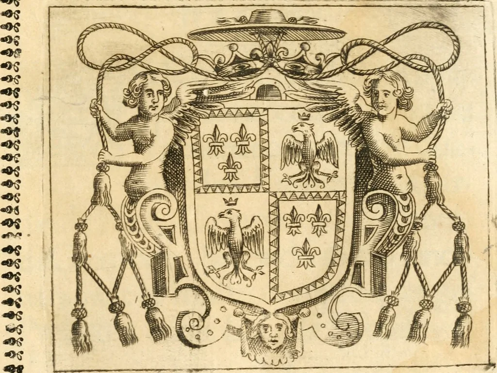 An illustration from Racconto dell'esequie fatte in Cremona all'eminentissimo signor cardinale Pietro Campori, vescouo d'essa città, 1643, leaf 4