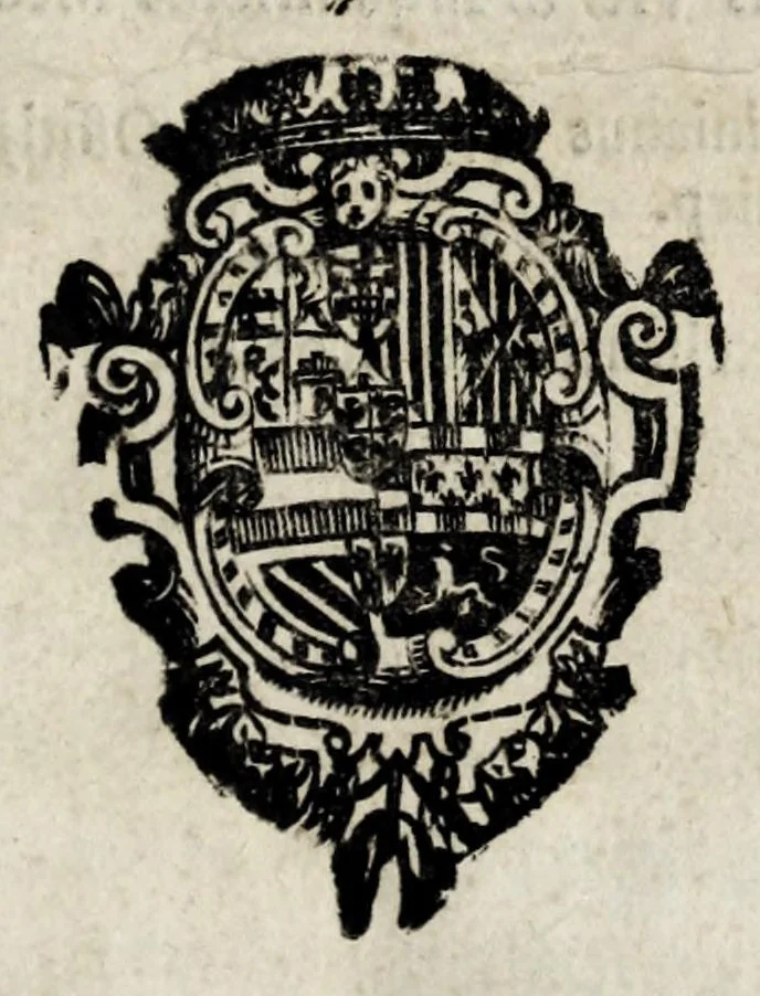 An illustration from Racconto delle sontvose esseqvie fatte in Milano alli 7. di giugno l'anno 1621 : per ordine della Cat. Maestà del rè d. Filippo IIII. nostro signore, alla felicissima mem. di Filippo III. suo padre, 1621, leaf 13