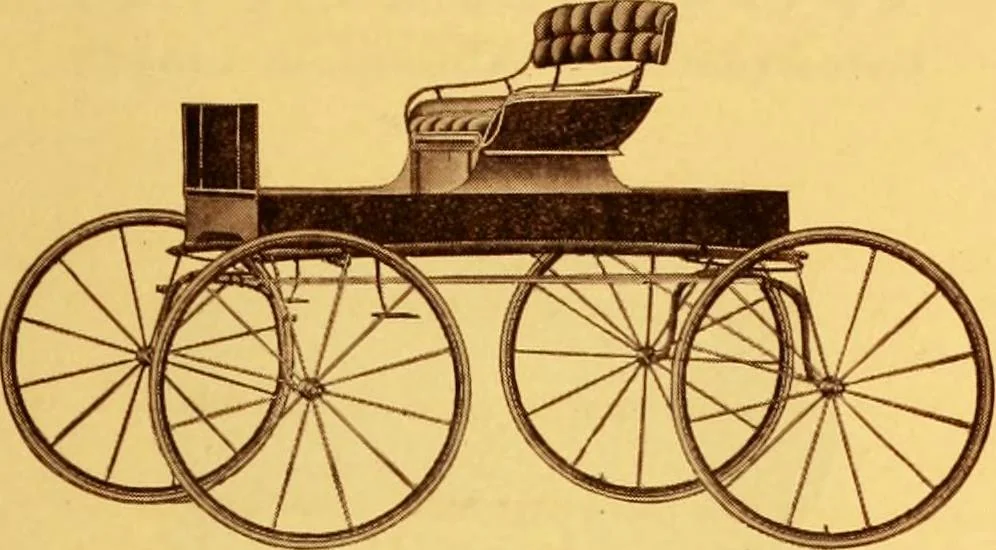 An illustration from Racing and pleasure vehicles : catalog no. 6, showing a complete line of vehicles suitable for all speeding and driving purposes, 1910, leaf 12