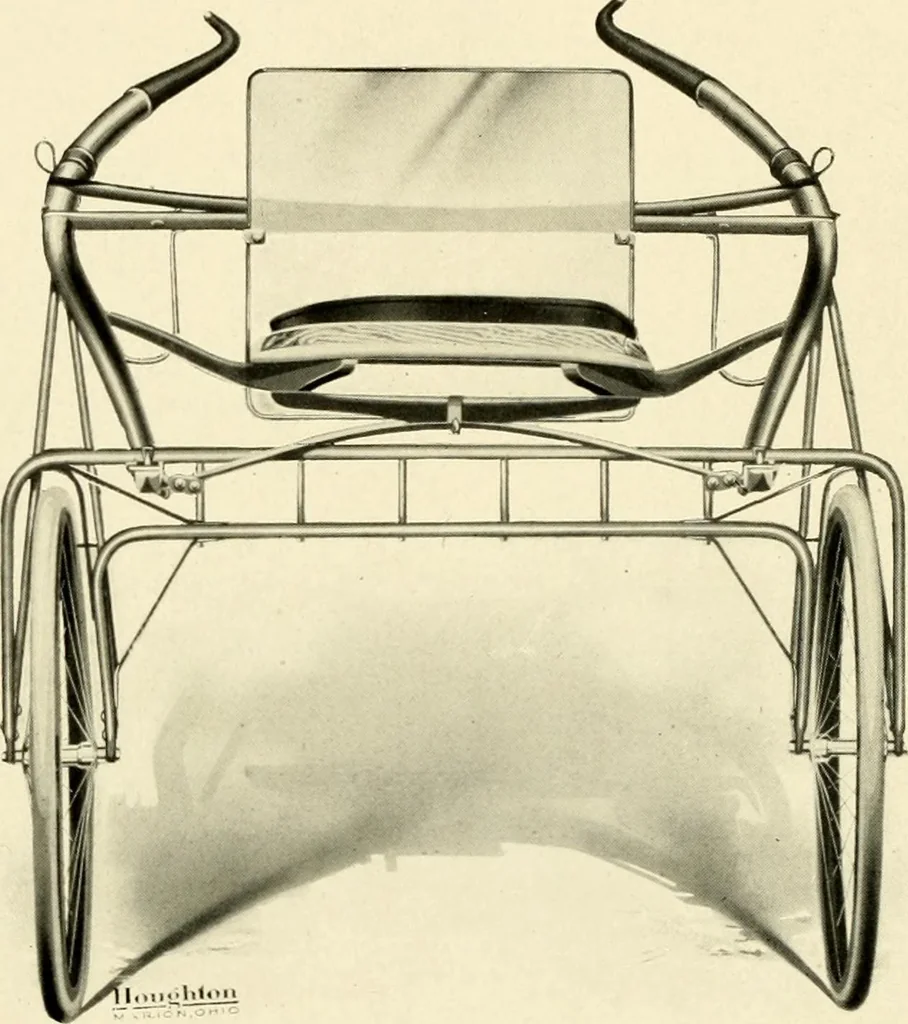 An illustration from Racing and pleasure vehicles : catalog no. 6, showing a complete line of vehicles suitable for all speeding and driving purposes, 1910, leaf 36