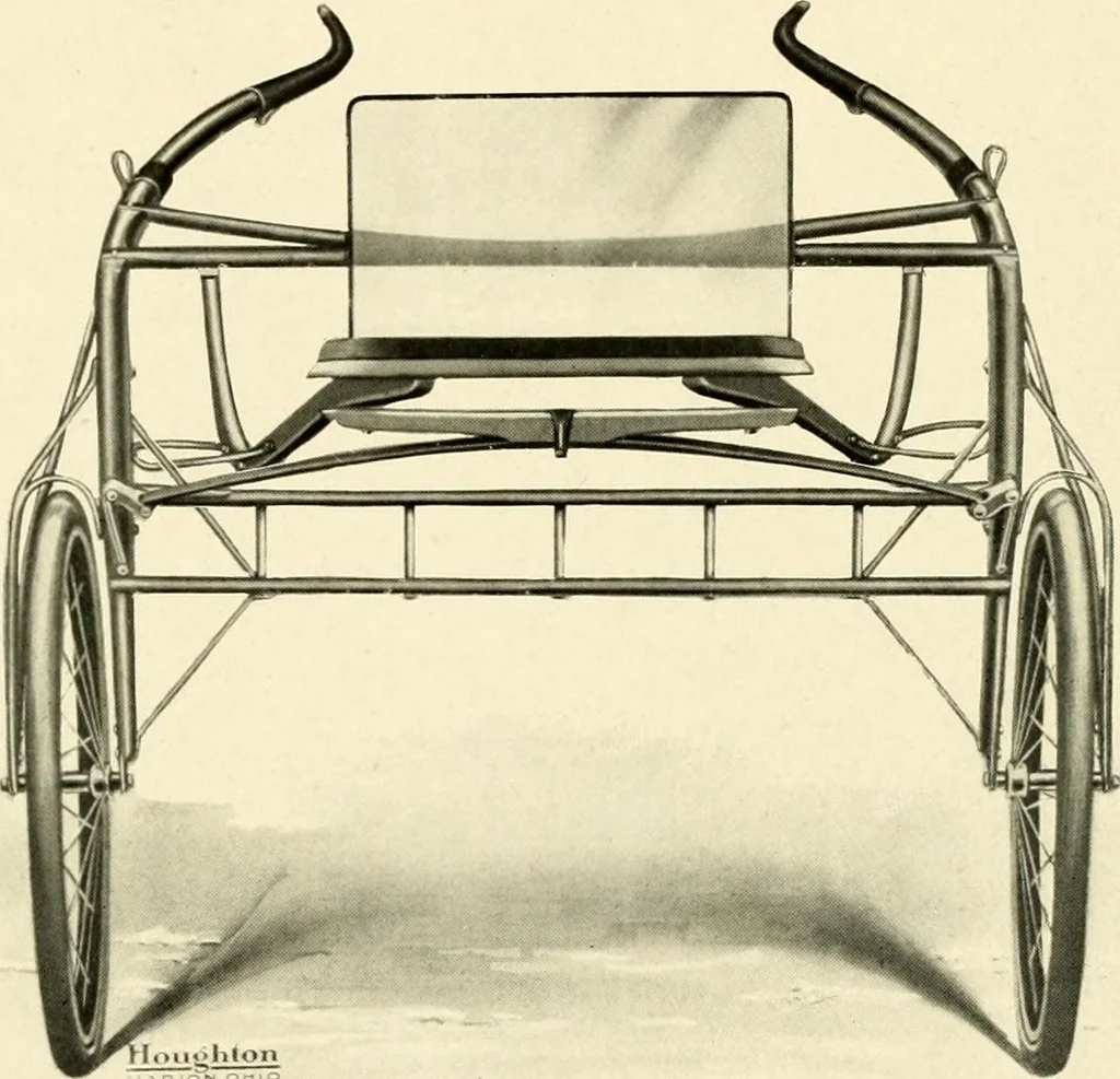 An illustration from Racing and pleasure vehicles : catalog no. 6, showing a complete line of vehicles suitable for all speeding and driving purposes, 1910, leaf 40