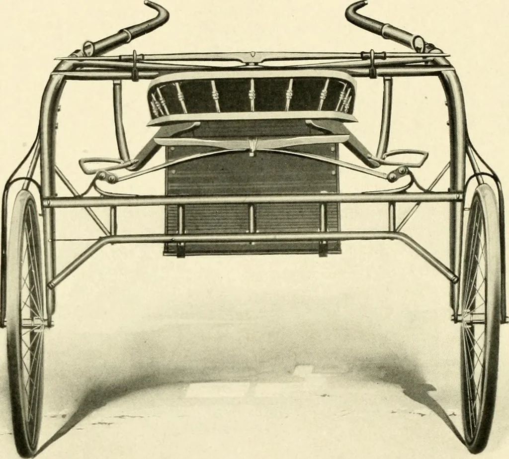 An illustration from Racing and pleasure vehicles : catalog no. 6, showing a complete line of vehicles suitable for all speeding and driving purposes, 1910, leaf 42