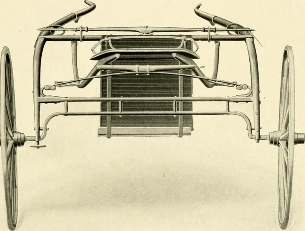 An illustration from Racing and pleasure vehicles : catalog no. 6, showing a complete line of vehicles suitable for all speeding and driving purposes, 1910, leaf 46
