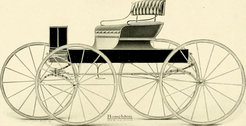 An illustration from Racing and pleasure vehicles : catalog no. 6, showing a complete line of vehicles suitable for all speeding and driving purposes, 1910, leaf 53