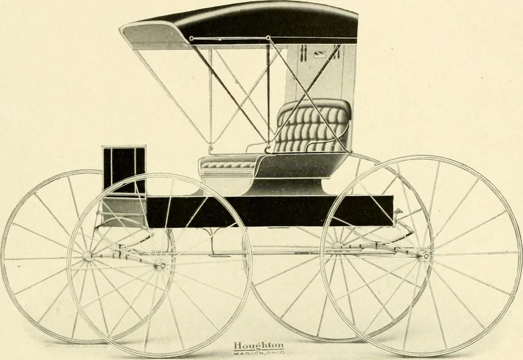An illustration from Racing and pleasure vehicles : catalog no. 6, showing a complete line of vehicles suitable for all speeding and driving purposes, 1910, leaf 56