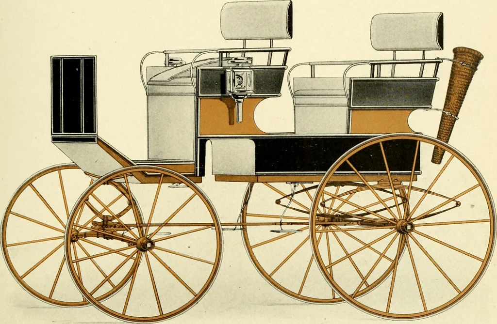 An illustration from Racing and pleasure vehicles : catalog no. 6, showing a complete line of vehicles suitable for all speeding and driving purposes, 1910, leaf 66