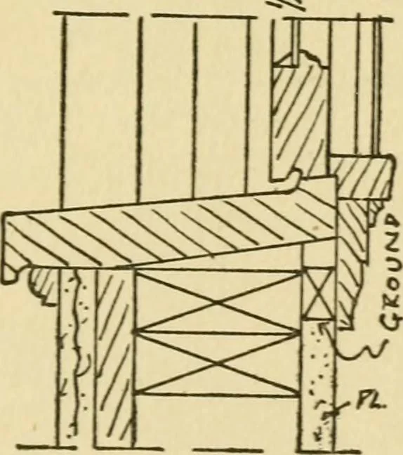 An illustration from Radford's architectural drawing : complete guide to work of architect's office, drawing to scale--tracing--detailing--designing --classic order of architecture. A complete and thorough course, clearly written and beautifully illustrated; suited alike to individual study and class instruction, 1912, leaf 132