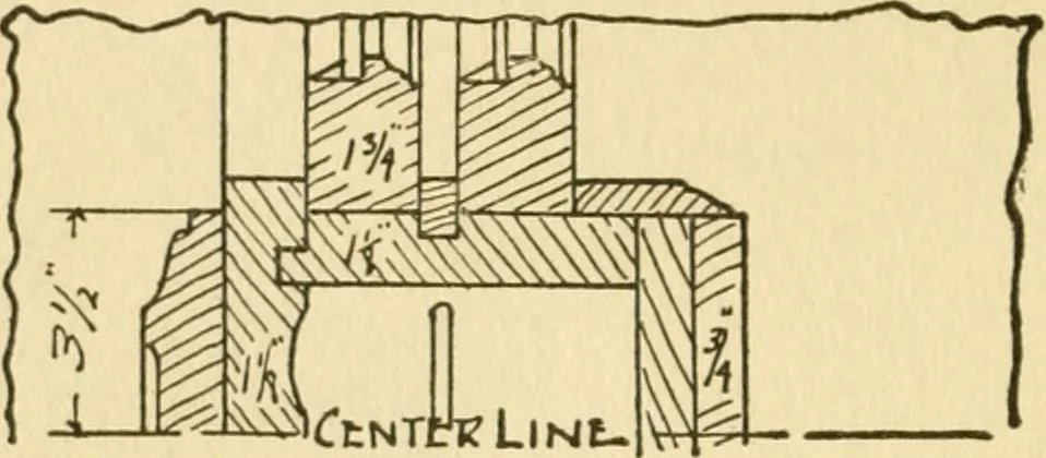 An illustration from Radford's architectural drawing : complete guide to work of architect's office, drawing to scale--tracing--detailing--designing --classic order of architecture. A complete and thorough course, clearly written and beautifully illustrated; suited alike to individual study and class instruction, 1912, leaf 133