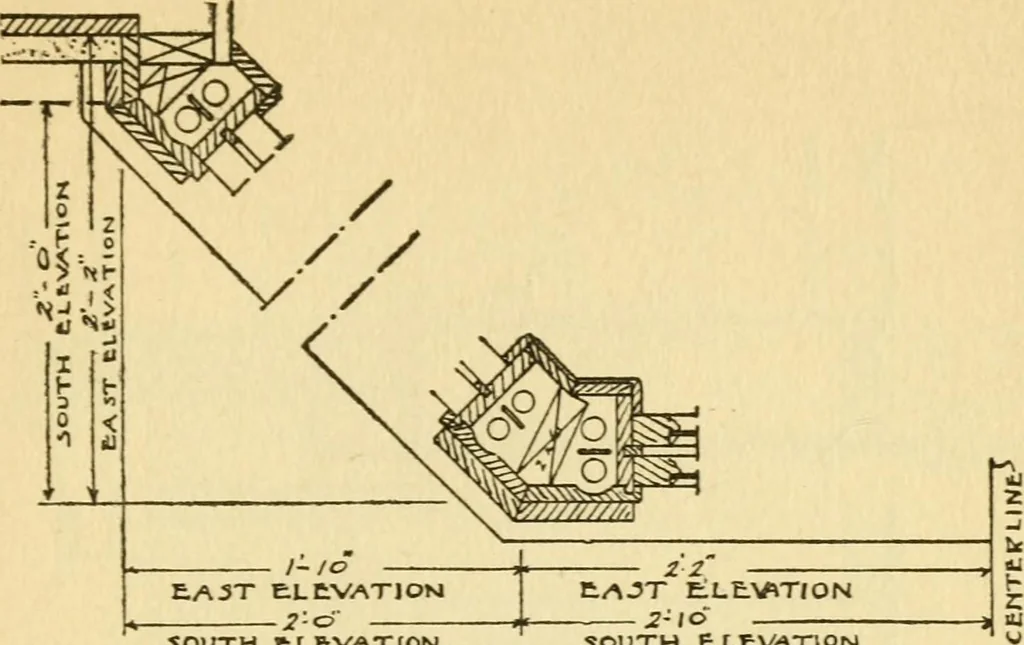 An illustration from Radford's architectural drawing : complete guide to work of architect's office, drawing to scale--tracing--detailing--designing --classic order of architecture. A complete and thorough course, clearly written and beautifully illustrated; suited alike to individual study and class instruction, 1912, leaf 134