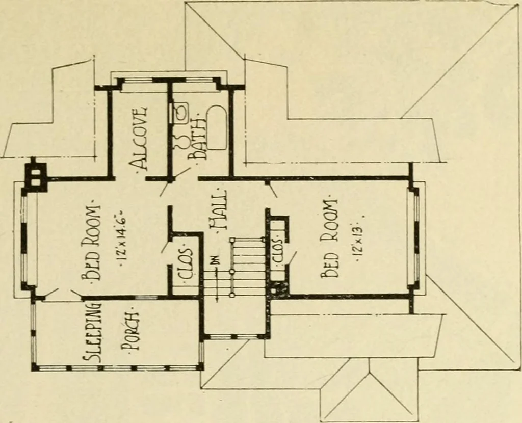 An illustration from Radford's architectural drawing : complete guide to work of architect's office, drawing to scale--tracing--detailing--designing --classic order of architecture. A complete and thorough course, clearly written and beautifully illustrated; suited alike to individual study and class instruction, 1912, leaf 202