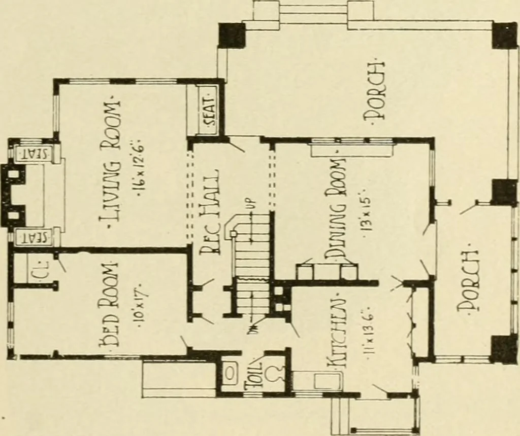 An illustration from Radford's architectural drawing : complete guide to work of architect's office, drawing to scale--tracing--detailing--designing --classic order of architecture. A complete and thorough course, clearly written and beautifully illustrated; suited alike to individual study and class instruction, 1912, leaf 202