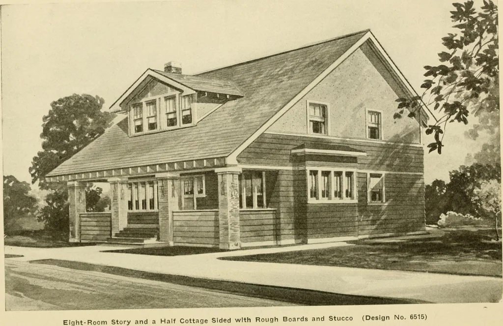An illustration from Radford's architectural drawing : complete guide to work of architect's office, drawing to scale--tracing--detailing--designing --classic order of architecture. A complete and thorough course, clearly written and beautifully illustrated; suited alike to individual study and class instruction, 1912, leaf 203