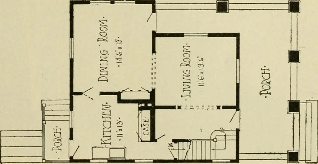 An illustration from Radford's architectural drawing : complete guide to work of architect's office, drawing to scale--tracing--detailing--designing --classic order of architecture. A complete and thorough course, clearly written and beautifully illustrated; suited alike to individual study and class instruction, 1912, leaf 212