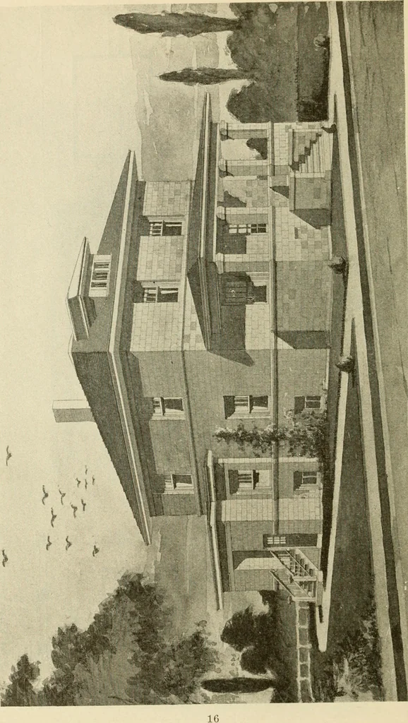 An illustration from Radford's architectural drawing : complete guide to work of architect's office, drawing to scale--tracing--detailing--designing --classic order of architecture. A complete and thorough course, clearly written and beautifully illustrated; suited alike to individual study and class instruction, 1912, leaf 213