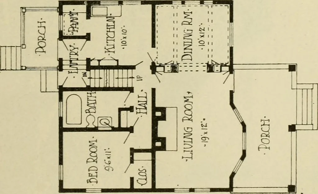 An illustration from Radford's architectural drawing : complete guide to work of architect's office, drawing to scale--tracing--detailing--designing --classic order of architecture. A complete and thorough course, clearly written and beautifully illustrated; suited alike to individual study and class instruction, 1912, leaf 216