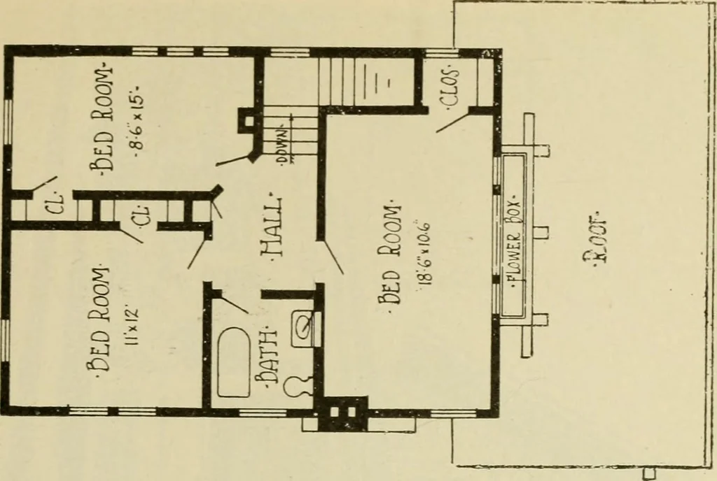 An illustration from Radford's architectural drawing : complete guide to work of architect's office, drawing to scale--tracing--detailing--designing --classic order of architecture. A complete and thorough course, clearly written and beautifully illustrated; suited alike to individual study and class instruction, 1912, leaf 218