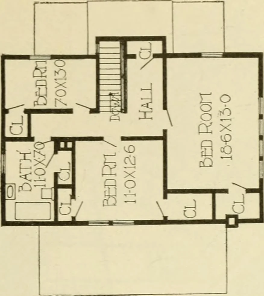 An illustration from Radford's architectural drawing : complete guide to work of architect's office, drawing to scale--tracing--detailing--designing --classic order of architecture. A complete and thorough course, clearly written and beautifully illustrated; suited alike to individual study and class instruction, 1912, leaf 222