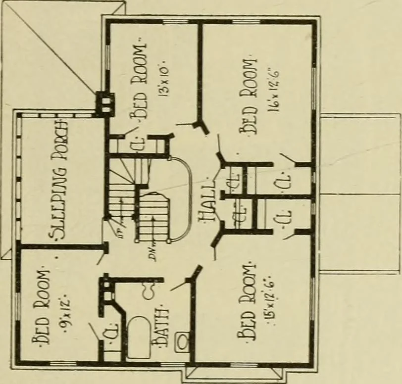 An illustration from Radford's architectural drawing : complete guide to work of architect's office, drawing to scale--tracing--detailing--designing --classic order of architecture. A complete and thorough course, clearly written and beautifully illustrated; suited alike to individual study and class instruction, 1912, leaf 224