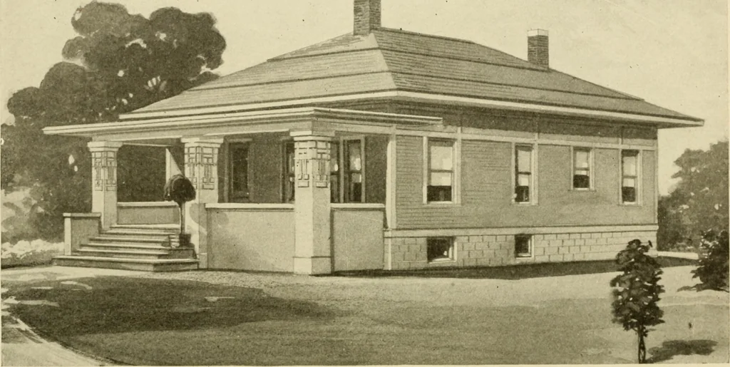 An illustration from Radford's architectural drawing : complete guide to work of architect's office, drawing to scale--tracing--detailing--designing --classic order of architecture. A complete and thorough course, clearly written and beautifully illustrated; suited alike to individual study and class instruction, 1912, leaf 225