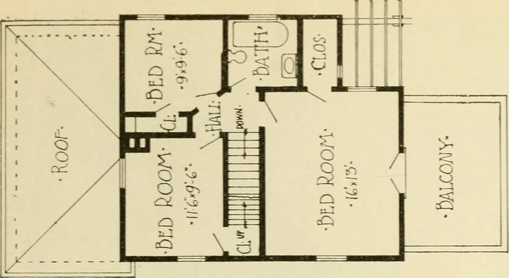 An illustration from Radford's architectural drawing : complete guide to work of architect's office, drawing to scale--tracing--detailing--designing --classic order of architecture. A complete and thorough course, clearly written and beautifully illustrated; suited alike to individual study and class instruction, 1912, leaf 228