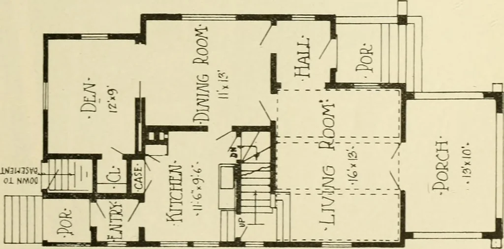 An illustration from Radford's architectural drawing : complete guide to work of architect's office, drawing to scale--tracing--detailing--designing --classic order of architecture. A complete and thorough course, clearly written and beautifully illustrated; suited alike to individual study and class instruction, 1912, leaf 228