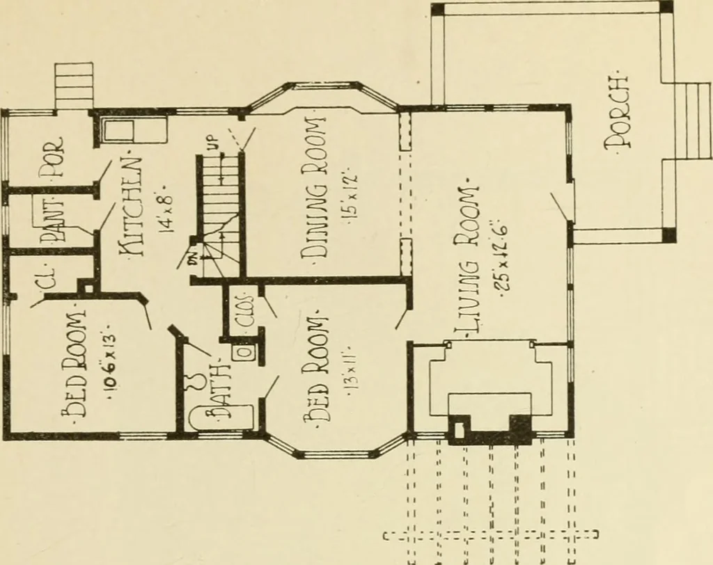 An illustration from Radford's architectural drawing : complete guide to work of architect's office, drawing to scale--tracing--detailing--designing --classic order of architecture. A complete and thorough course, clearly written and beautifully illustrated; suited alike to individual study and class instruction, 1912, leaf 230