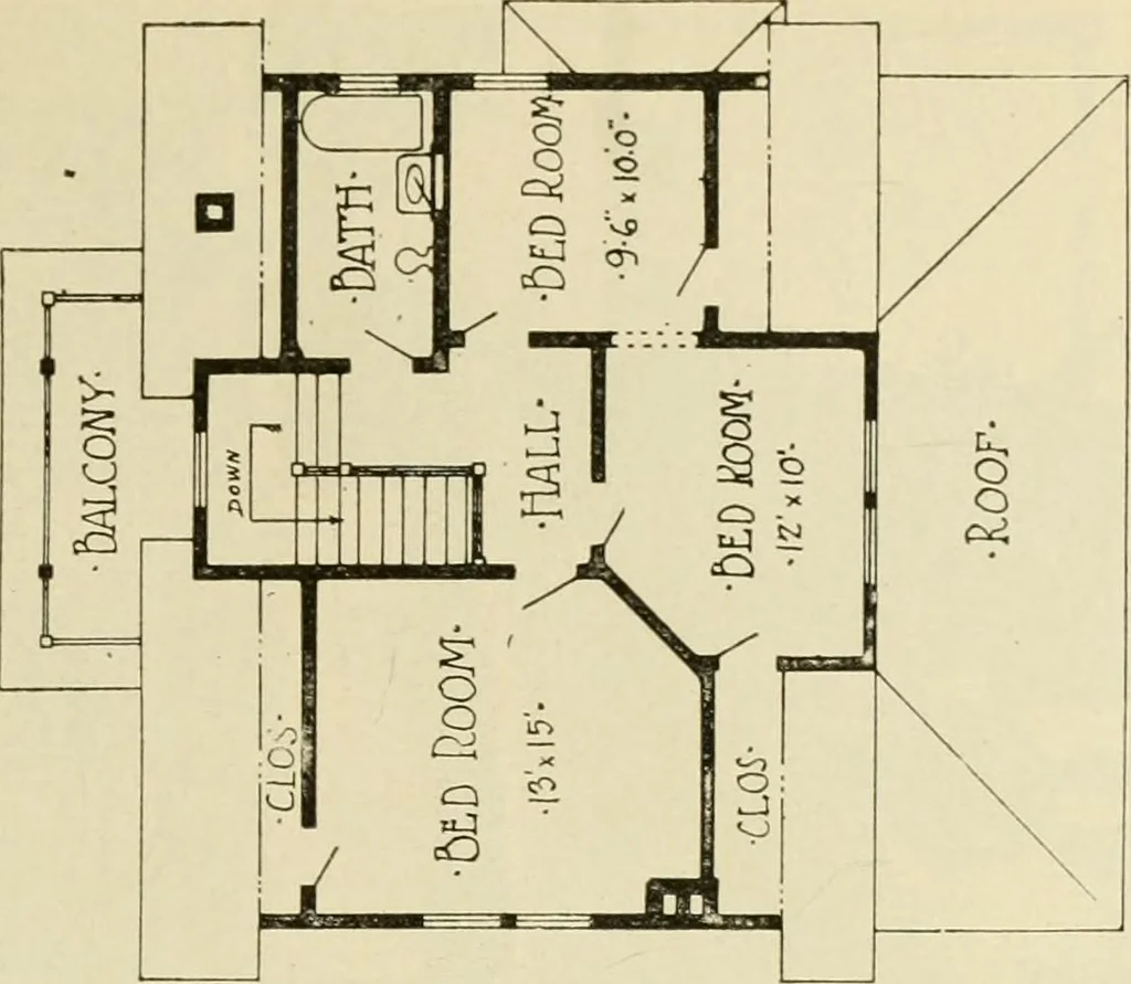 An illustration from Radford's architectural drawing : complete guide to work of architect's office, drawing to scale--tracing--detailing--designing --classic order of architecture. A complete and thorough course, clearly written and beautifully illustrated; suited alike to individual study and class instruction, 1912, leaf 234