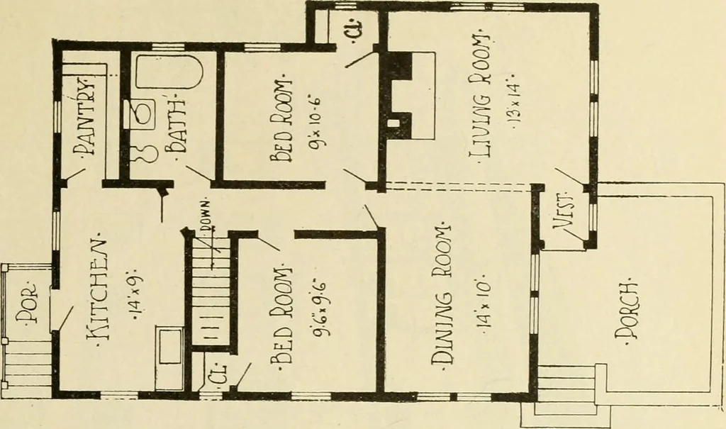 An illustration from Radford's architectural drawing : complete guide to work of architect's office, drawing to scale--tracing--detailing--designing --classic order of architecture. A complete and thorough course, clearly written and beautifully illustrated; suited alike to individual study and class instruction, 1912, leaf 236