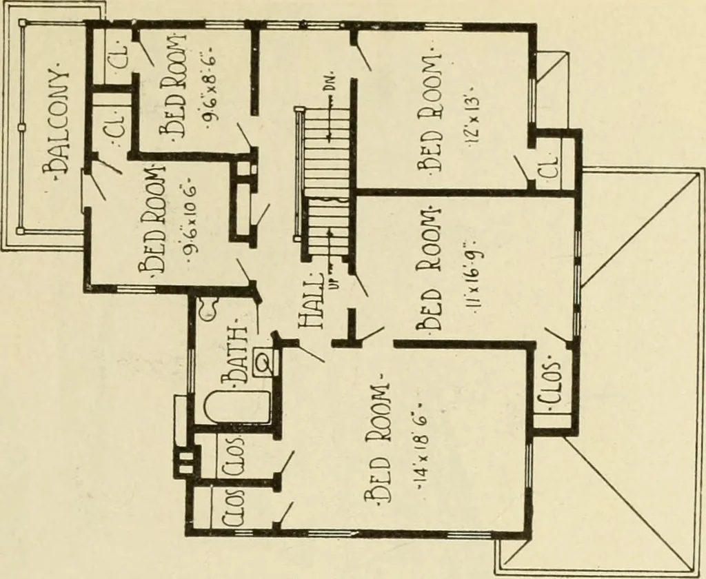 An illustration from Radford's architectural drawing : complete guide to work of architect's office, drawing to scale--tracing--detailing--designing --classic order of architecture. A complete and thorough course, clearly written and beautifully illustrated; suited alike to individual study and class instruction, 1912, leaf 238