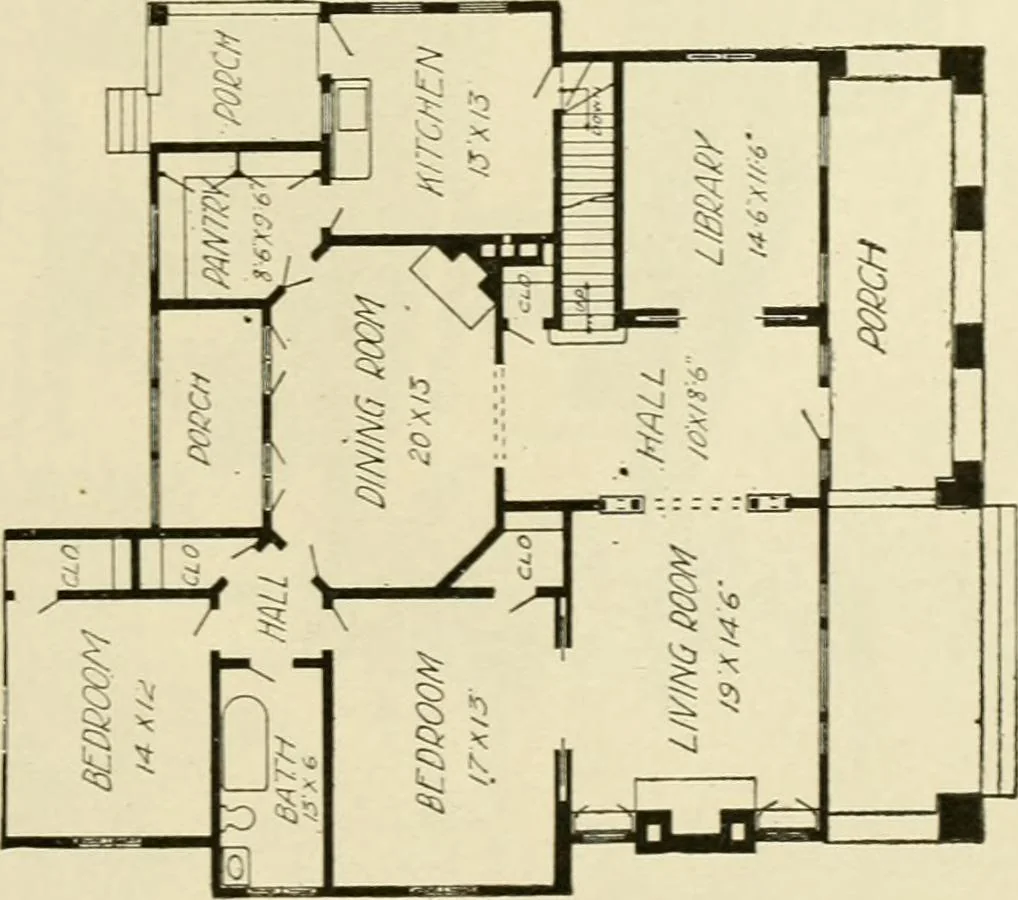 An illustration from Radford's architectural drawing : complete guide to work of architect's office, drawing to scale--tracing--detailing--designing --classic order of architecture. A complete and thorough course, clearly written and beautifully illustrated; suited alike to individual study and class instruction, 1912, leaf 240