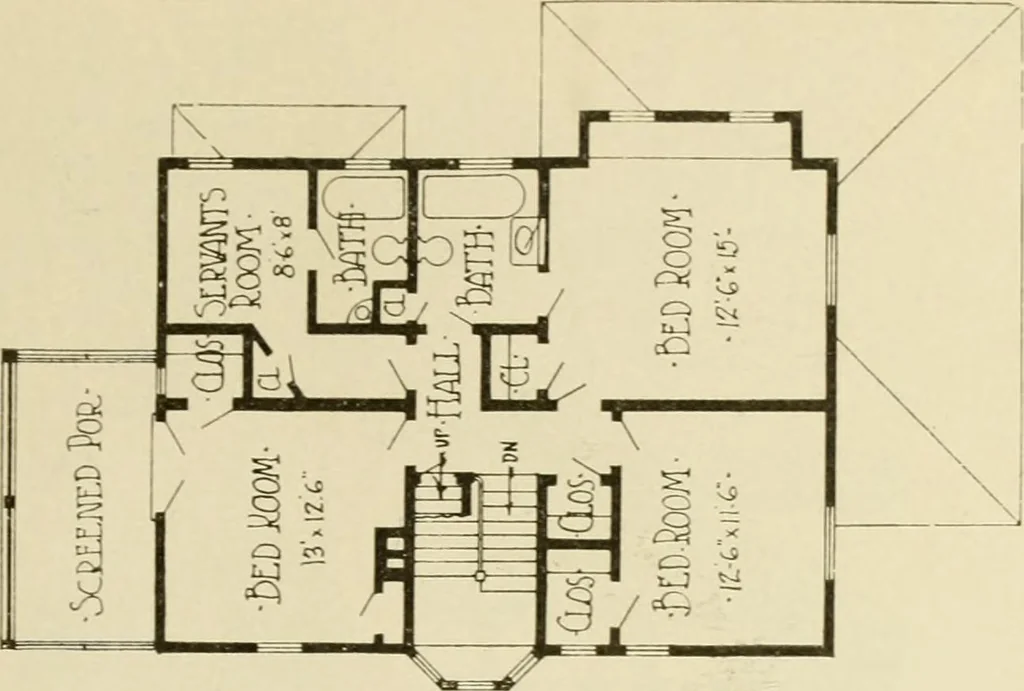 An illustration from Radford's architectural drawing : complete guide to work of architect's office, drawing to scale--tracing--detailing--designing --classic order of architecture. A complete and thorough course, clearly written and beautifully illustrated; suited alike to individual study and class instruction, 1912, leaf 242