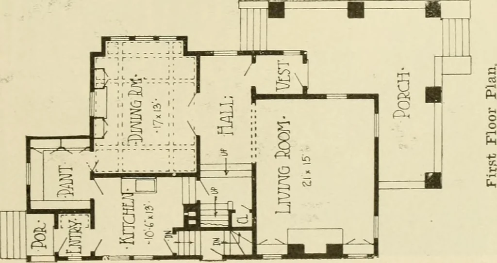 An illustration from Radford's architectural drawing : complete guide to work of architect's office, drawing to scale--tracing--detailing--designing --classic order of architecture. A complete and thorough course, clearly written and beautifully illustrated; suited alike to individual study and class instruction, 1912, leaf 242