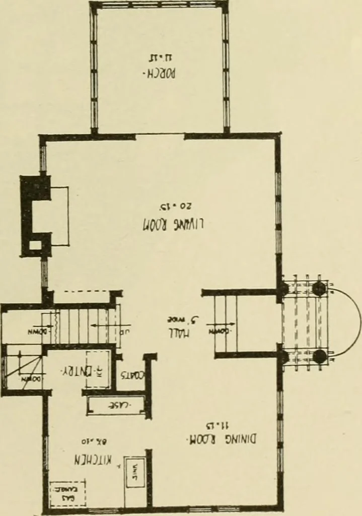 An illustration from Radford's architectural drawing : complete guide to work of architect's office, drawing to scale--tracing--detailing--designing --classic order of architecture. A complete and thorough course, clearly written and beautifully illustrated; suited alike to individual study and class instruction, 1912, leaf 248