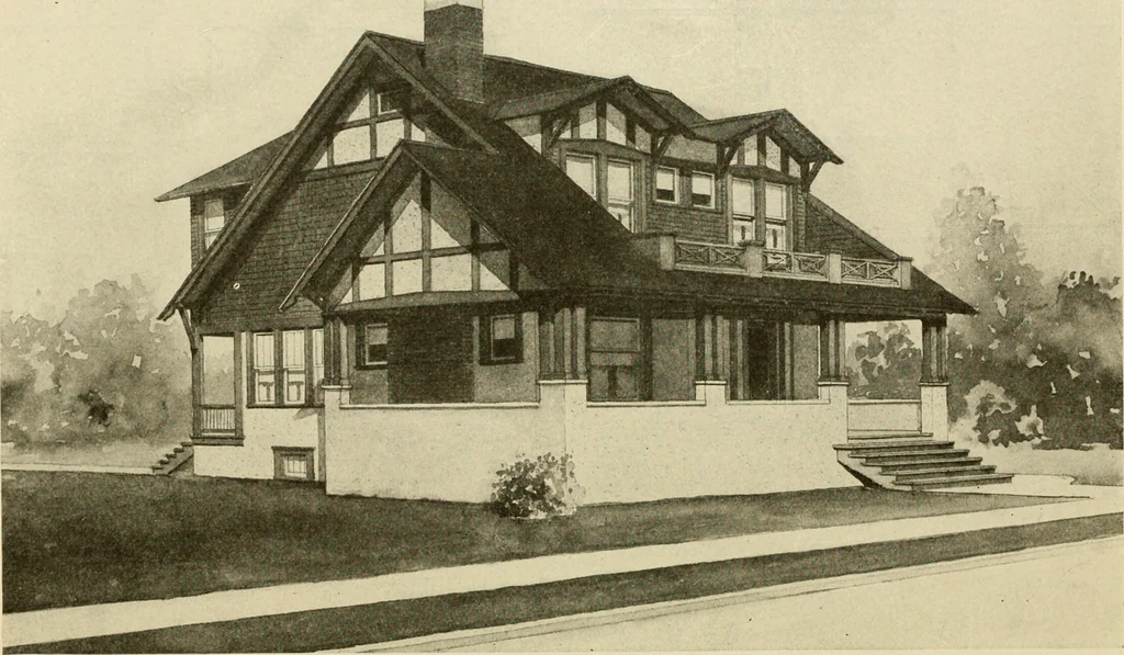 An illustration from Radford's architectural drawing : complete guide to work of architect's office, drawing to scale--tracing--detailing--designing --classic order of architecture. A complete and thorough course, clearly written and beautifully illustrated; suited alike to individual study and class instruction, 1912, leaf 249