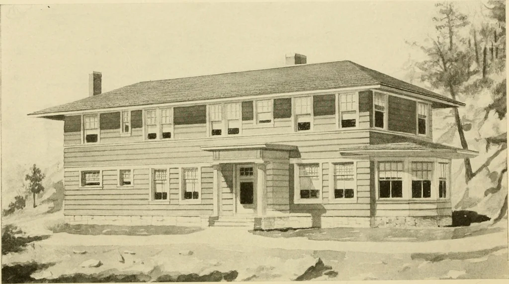 An illustration from Radford's architectural drawing : complete guide to work of architect's office, drawing to scale--tracing--detailing--designing --classic order of architecture. A complete and thorough course, clearly written and beautifully illustrated; suited alike to individual study and class instruction, 1912, leaf 251