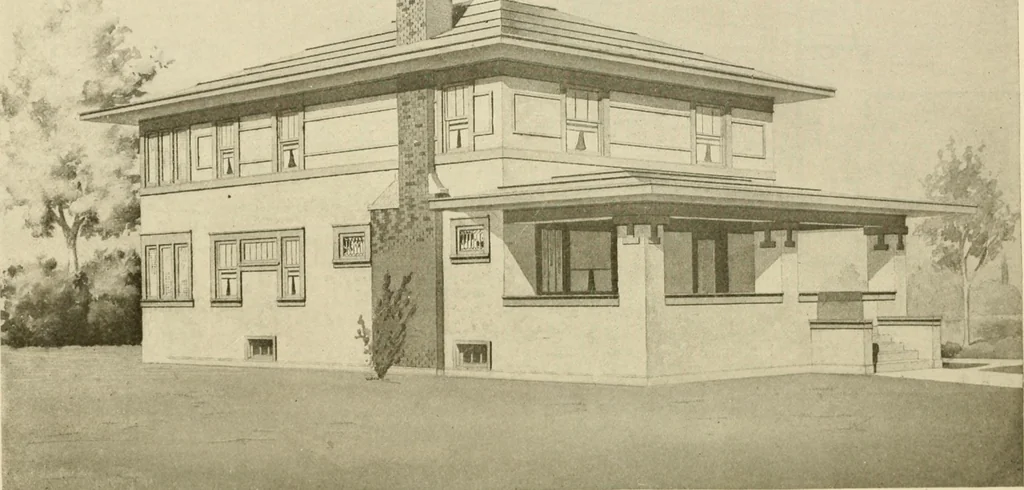 An illustration from Radford's architectural drawing : complete guide to work of architect's office, drawing to scale--tracing--detailing--designing --classic order of architecture. A complete and thorough course, clearly written and beautifully illustrated; suited alike to individual study and class instruction, 1912, leaf 255