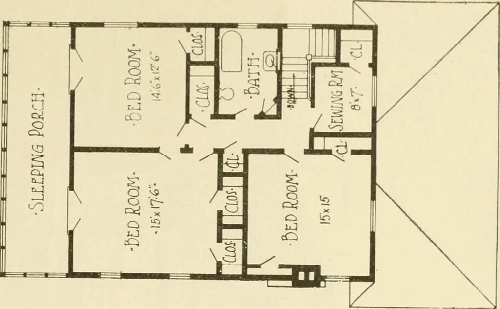 An illustration from Radford's architectural drawing : complete guide to work of architect's office, drawing to scale--tracing--detailing--designing --classic order of architecture. A complete and thorough course, clearly written and beautifully illustrated; suited alike to individual study and class instruction, 1912, leaf 256