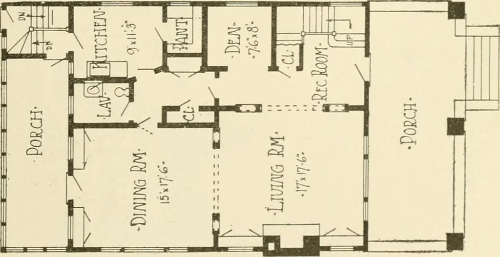 An illustration from Radford's architectural drawing : complete guide to work of architect's office, drawing to scale--tracing--detailing--designing --classic order of architecture. A complete and thorough course, clearly written and beautifully illustrated; suited alike to individual study and class instruction, 1912, leaf 256