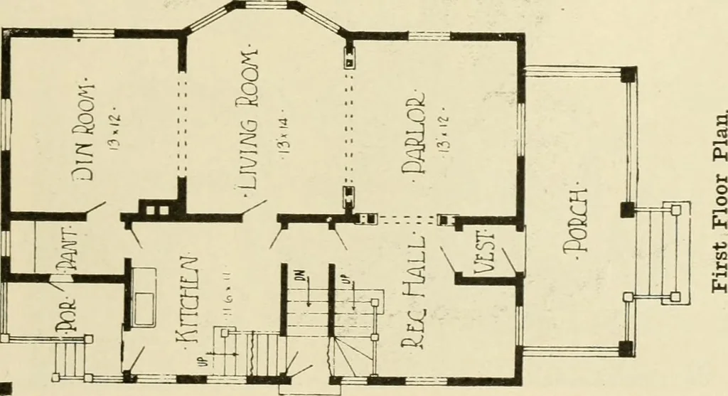 An illustration from Radford's architectural drawing : complete guide to work of architect's office, drawing to scale--tracing--detailing--designing --classic order of architecture. A complete and thorough course, clearly written and beautifully illustrated; suited alike to individual study and class instruction, 1912, leaf 258