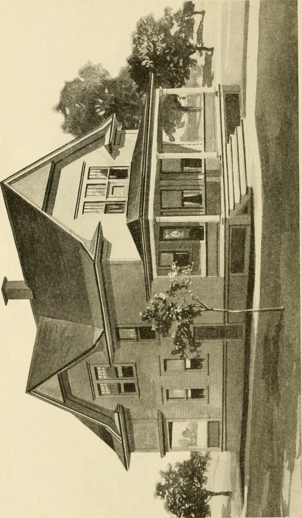 An illustration from Radford's architectural drawing : complete guide to work of architect's office, drawing to scale--tracing--detailing--designing --classic order of architecture. A complete and thorough course, clearly written and beautifully illustrated; suited alike to individual study and class instruction, 1912, leaf 263