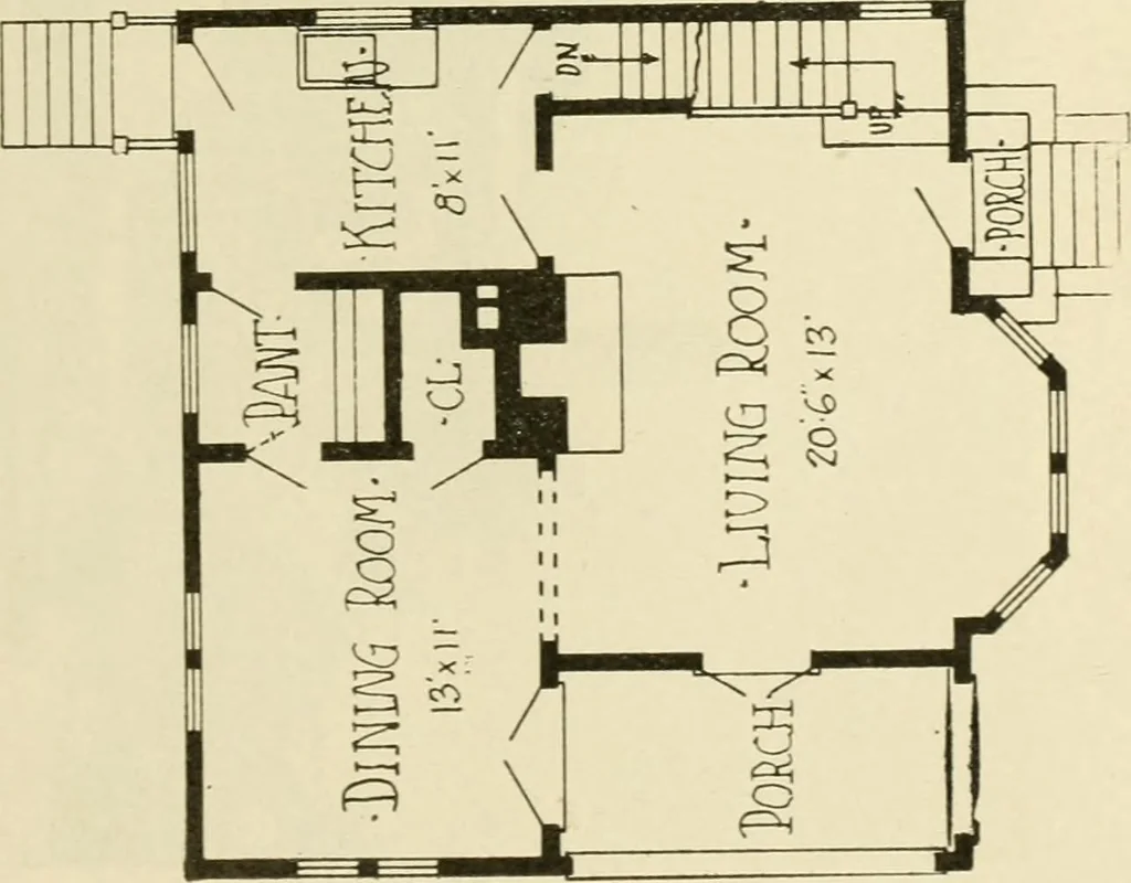 An illustration from Radford's architectural drawing : complete guide to work of architect's office, drawing to scale--tracing--detailing--designing --classic order of architecture. A complete and thorough course, clearly written and beautifully illustrated; suited alike to individual study and class instruction, 1912, leaf 270