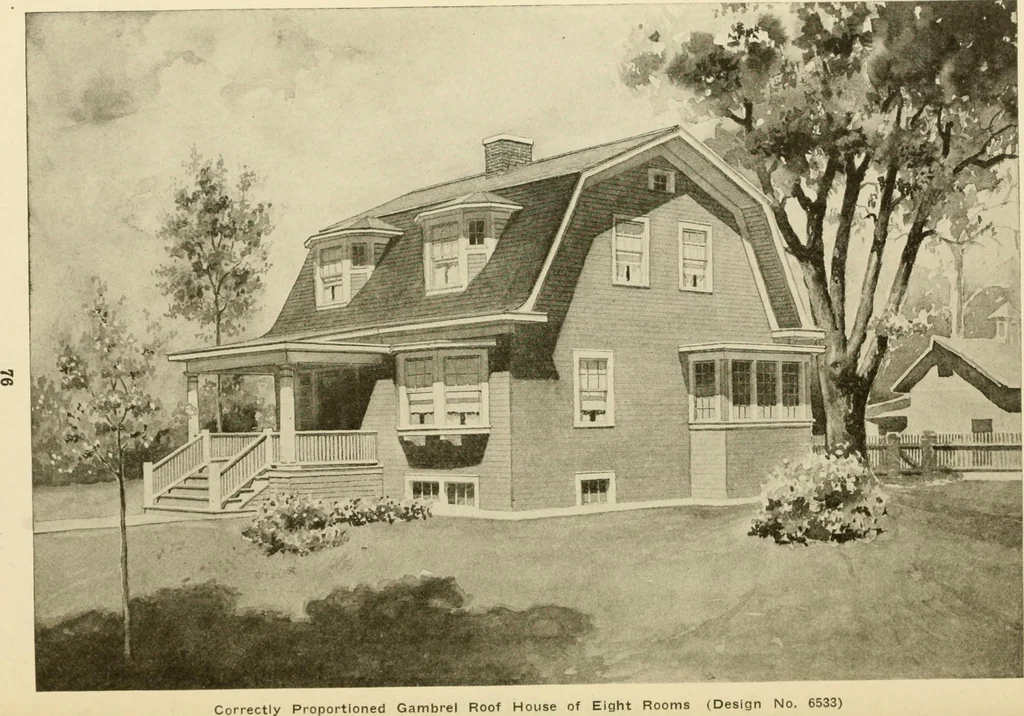 An illustration from Radford's architectural drawing : complete guide to work of architect's office, drawing to scale--tracing--detailing--designing --classic order of architecture. A complete and thorough course, clearly written and beautifully illustrated; suited alike to individual study and class instruction, 1912, leaf 273
