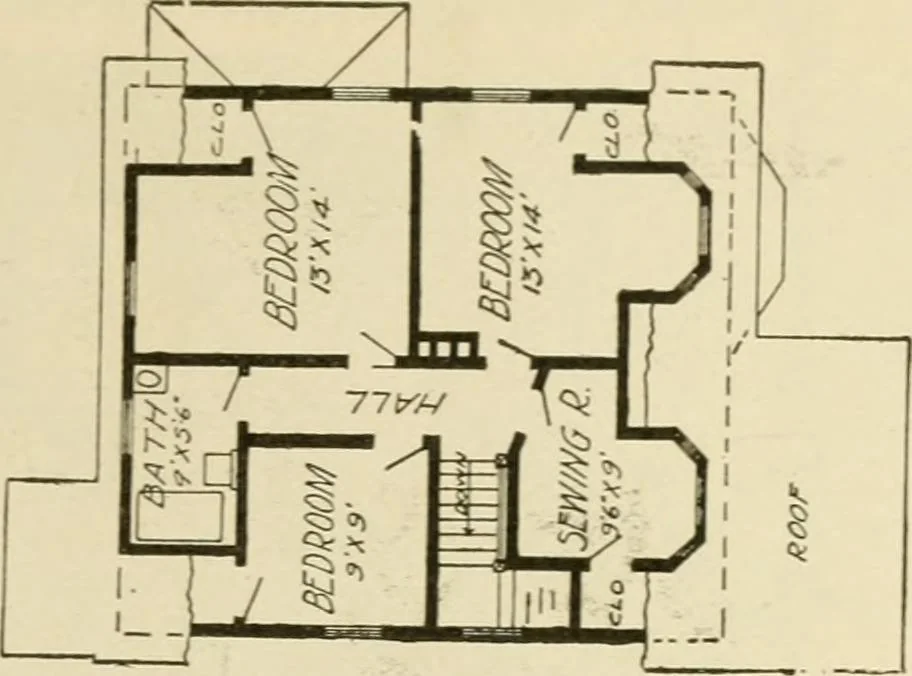 An illustration from Radford's architectural drawing : complete guide to work of architect's office, drawing to scale--tracing--detailing--designing --classic order of architecture. A complete and thorough course, clearly written and beautifully illustrated; suited alike to individual study and class instruction, 1912, leaf 274