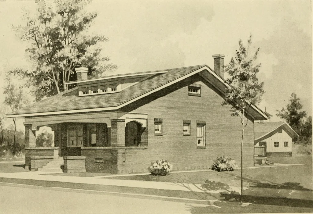 An illustration from Radford's architectural drawing : complete guide to work of architect's office, drawing to scale--tracing--detailing--designing --classic order of architecture. A complete and thorough course, clearly written and beautifully illustrated; suited alike to individual study and class instruction, 1912, leaf 275