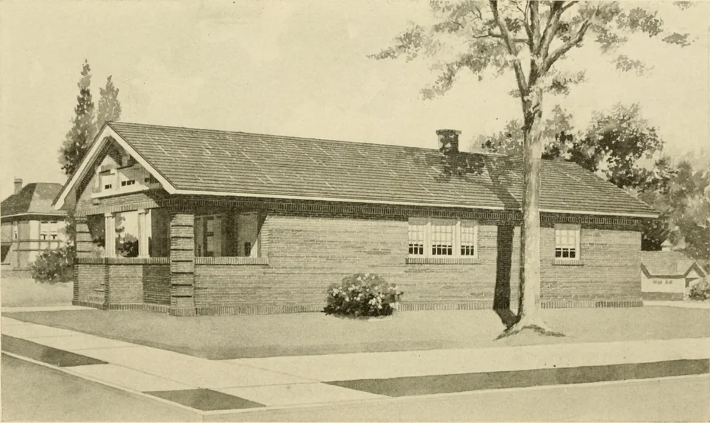 An illustration from Radford's architectural drawing : complete guide to work of architect's office, drawing to scale--tracing--detailing--designing --classic order of architecture. A complete and thorough course, clearly written and beautifully illustrated; suited alike to individual study and class instruction, 1912, leaf 277
